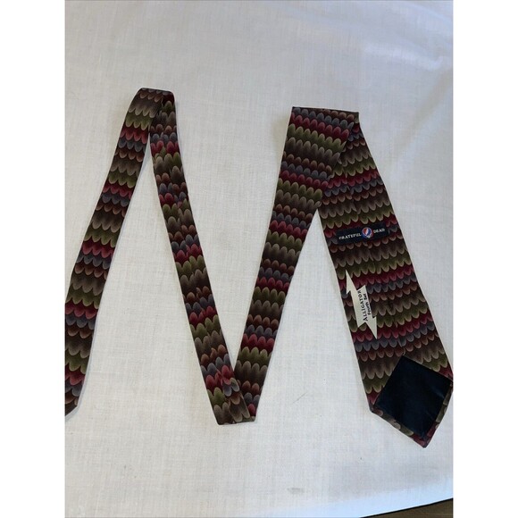 Grateful Dead Alligator 4th Set Men’s Dress Tie Size 54” Multicolor 100% Silk - Picture 9 of 12